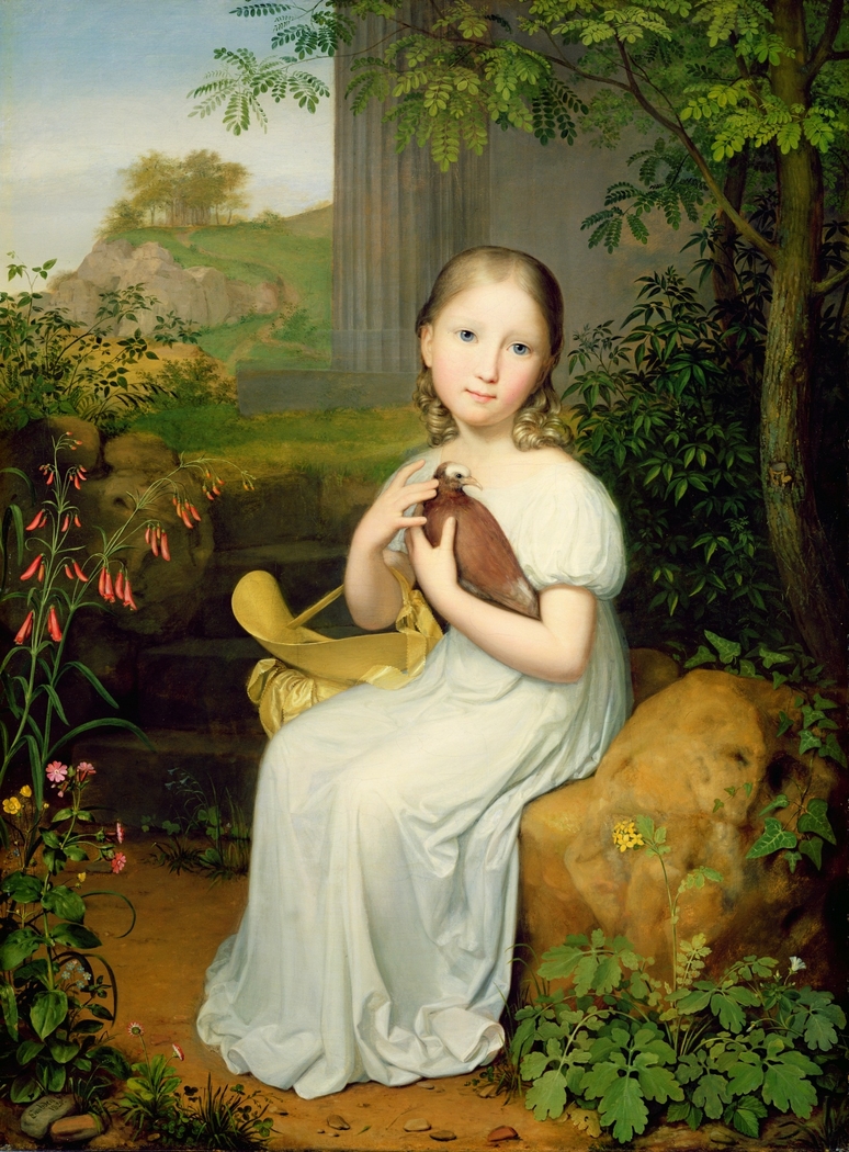 Portrait of Countess Louise Bose as a Child