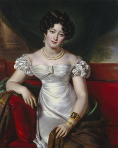 Portrait of Countess Yulia Samoilova by Benoît Charles Mitoire