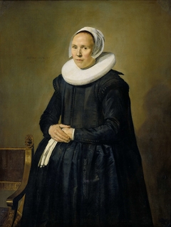 Portrait of Feyntje van Steenkiste by Frans Hals