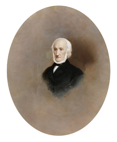 Portrait of George Petrie (1790-1866), Artist and Archaeologist by Bernard Mulrenin