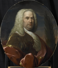 Portrait of Hugo du Bois, Director of the Rotterdam Chamber of the Dutch East India Company, elected 1734 by Dionys van Nijmegen