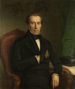 Portrait of Johan Rudolf Thorbecke, Minister of State and Minister of the Interior by Johan Heinrich Neuman