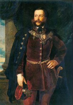 Portrait of Manó Andrássy by Zsigmond Vajda