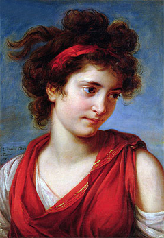 Portrait of Marguerite Porporati - 1792 by Elisabeth Louise Vigée Le Brun