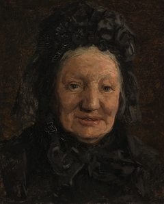 Portrait of Mother Maris by Willem Bastiaan Tholen