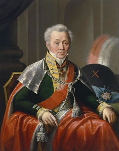 Portrait of Senator Piotr Myatlev by Józef Oleszkiewicz