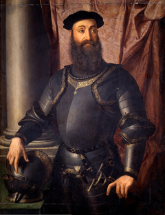Portrait of Stefano Colonna by Agnolo Bronzino