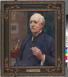 Portrait of the Artist Woldemar Toppelius by Vilho Sjöström