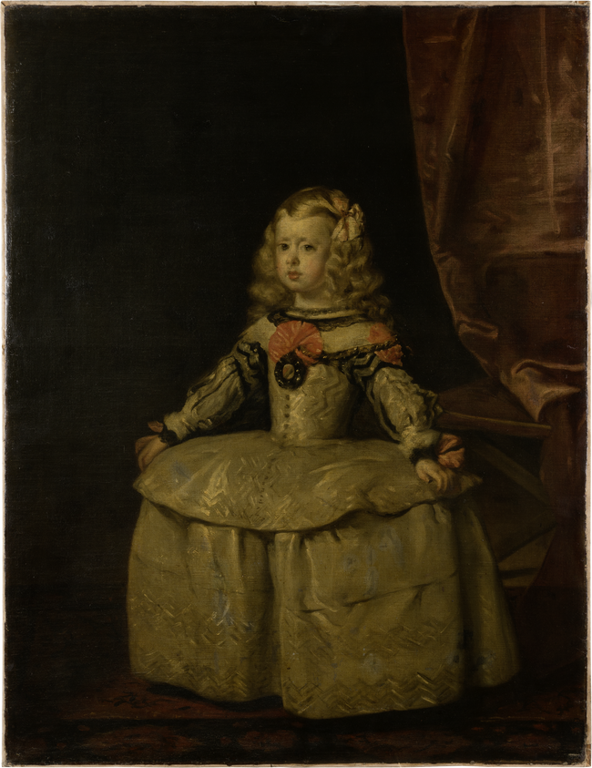 "Portrait Of The Infanta Margarita (1651-1673)" Anonymous After Diego ...