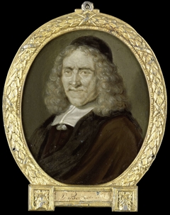 Portrait of Willem Jacobsz van Heemskerck, Poet and Engraver on Glass by Arnoud van Halen