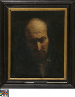 Portret van een man by Bruno Van Hollebeke