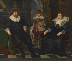 Portret van gezin Van Yck