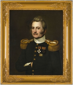 Portret van J.D.B. Wilkens, luitenant-kolonel by Jurjen de Jong