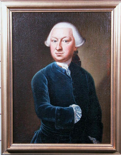 Portret van onbekende man. Pinxit 1769 by anonymous painter