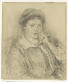 Portret van Sophia Spoor, de zuster van de kunstenaar by Cornelis Spoor