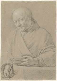 Portret van Willem van Mieris by Frans van Mieris II