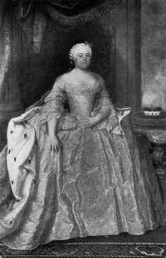 Prinzessin Anna Wilhelmine von Anhalt-Dessau (1715-1780) by Georg Lisiewski