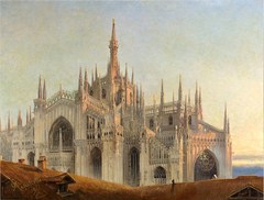 Quasi aurora consurgens – the Cathedral. General exterior view from the east by Emilio Magistretti