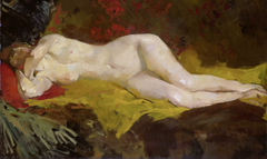 Reclining Nude by George Hendrik Breitner