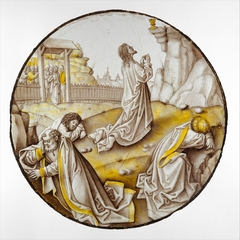 Roundel with Agony in the Garden by Anonymous