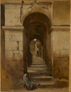 Ruelle à Rome by Jean-Jacques Henner
