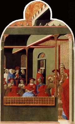 Saint Francis before Pope Honorius III
