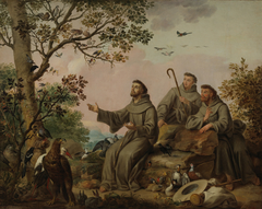 Saint Francis preaching to the birds
