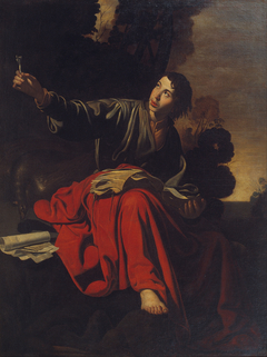Saint John the Evangelist in Patmos by Anonymous