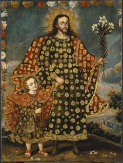 Saint Joseph and the Christ Child by anonymous painter