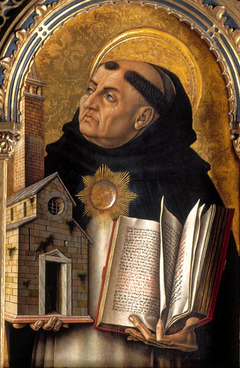 Saint Thomas Aquinas by Carlo Crivelli