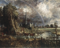 Salisbury Cathedral from the Meadows by John Constable