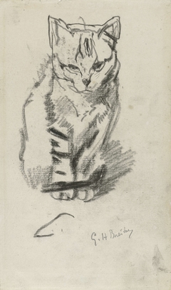 Seated Pussycat by George Hendrik Breitner