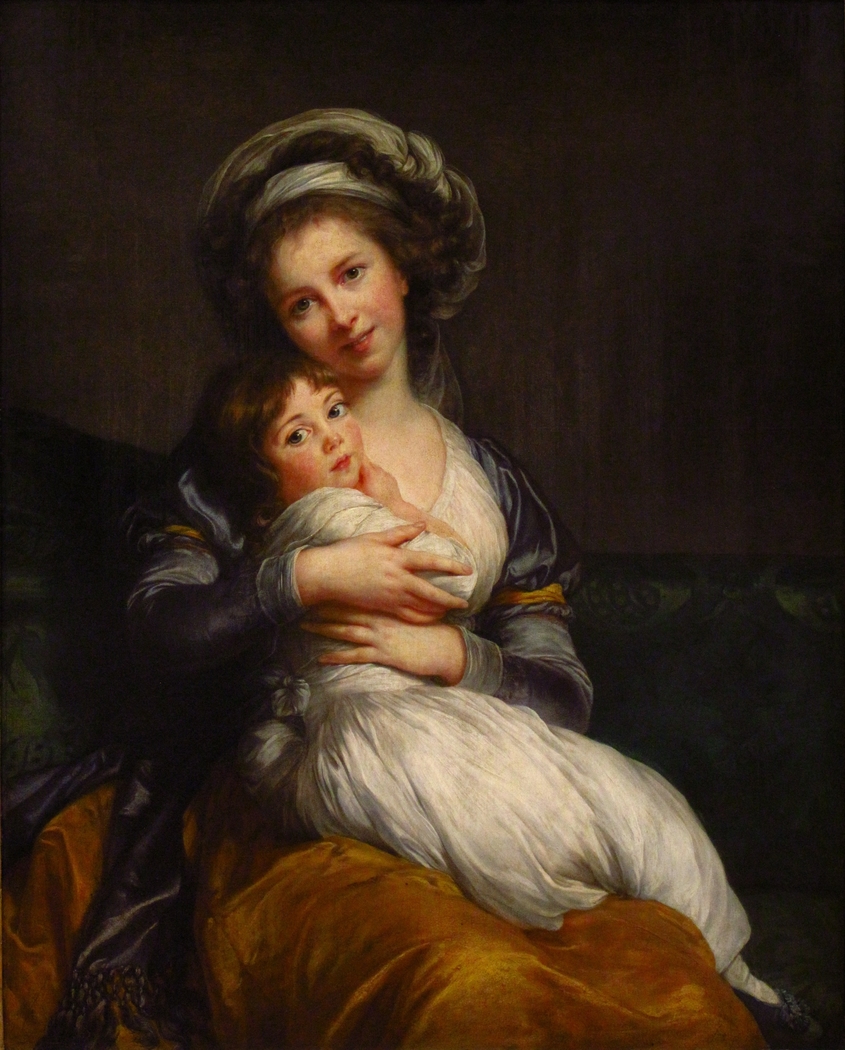Self-portrait with Her Daughter, Julie