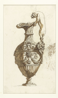 Siervaas met een leeuw by Etienne de Lavallée-Poussin