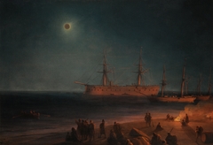 Solar Eclipse in Feodosia by Ivan Ayvazovsky