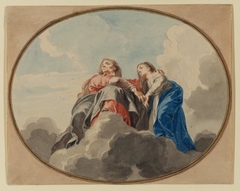 St. Anne and the Virgin by Jacob de Wit