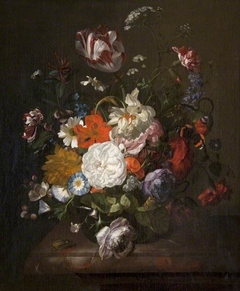 Still Life, Flowers and Insects by Rachel Ruysch