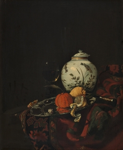 Still Life with Ming Vase with Lid by Juriaen van Streeck