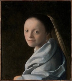 Study of a Young Woman by Johannes Vermeer
