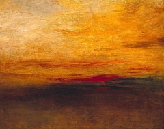Sunset by J. M. W. Turner
