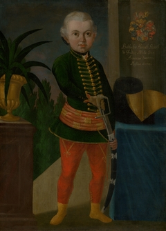 Ten-Year-Old Baltazár Horváth-Stančič by Ján Gottlieb Kramer