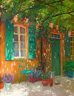 Terrace in France by William Ireland