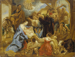 The Adoration of the Shepherds by Jacob Jordaens