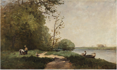 The Banks of the Seine by Nathaniel Hone the Younger