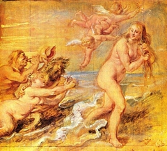 The Birth of Venus (sketch for the Torre de la Parada) by Peter Paul Rubens