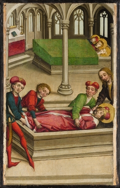 The Burial of Saint Wenceslas by Master of Eggenburg
