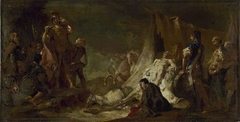 The death of Darius by Giovanni Battista Piazzetta