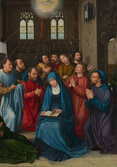 The Descent of the Holy Spirit by Gerard David