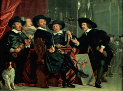 The Directors of the Crossbow Militia by Bartholomeus van der Helst