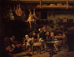 The Fat Kitchen by Jan Steen